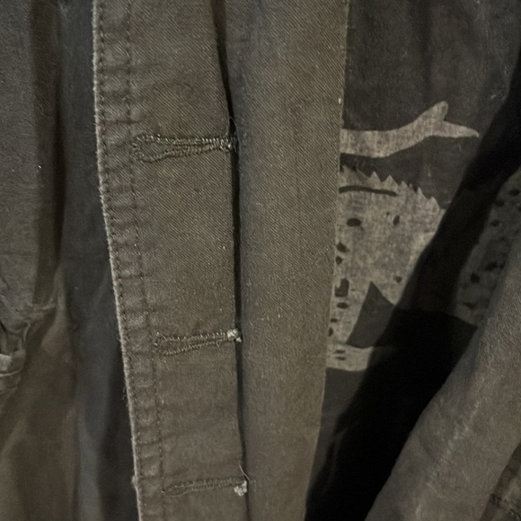 Vintage Code Zero Black Cotton Bomber Jacket Two Button Blazer Style - Picture 4 of 9